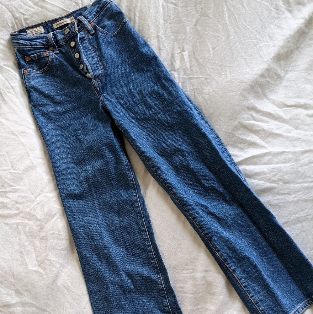 Levi's ribcage straight jeans